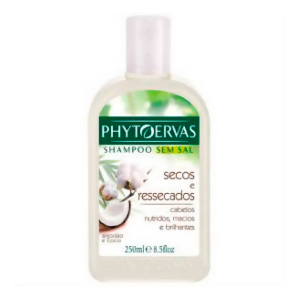 Shampoo Phytoervas Antirresíduos Sem Sal com 250ml - Drogaria Araujo