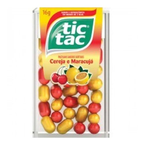 Tic Tac Cereja e Maracujá 16g Tic Tac Cereja e Maracujá 16g