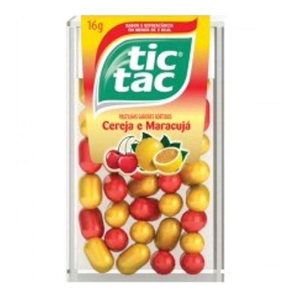 Tic Tac Cereja e Maracujá 16g