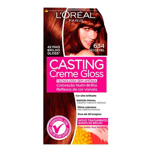 Tintura L'Oréal Casting Gloss 634 Mel Tabaco Tintura L'Oréal Casting Gloss 634 Mel Tabaco