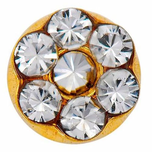 Brinco Studex Daisy Cristal Ouro 1 Par Brinco Studex Daisy Cristal Ouro 1 Par