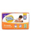 Fralda Pom Pom Protek Baby Proteção De Mãe Jumbo P 32 Unidades