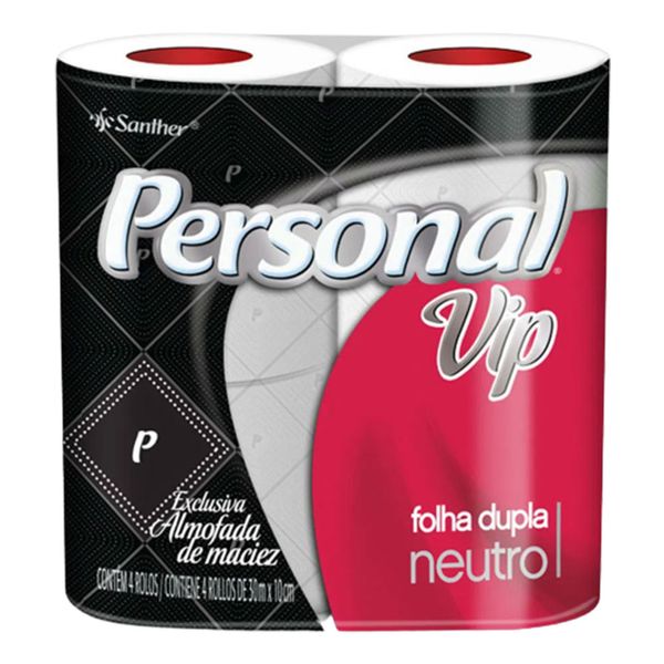 Papel Higiênico PersonalVip 4 Rolos
