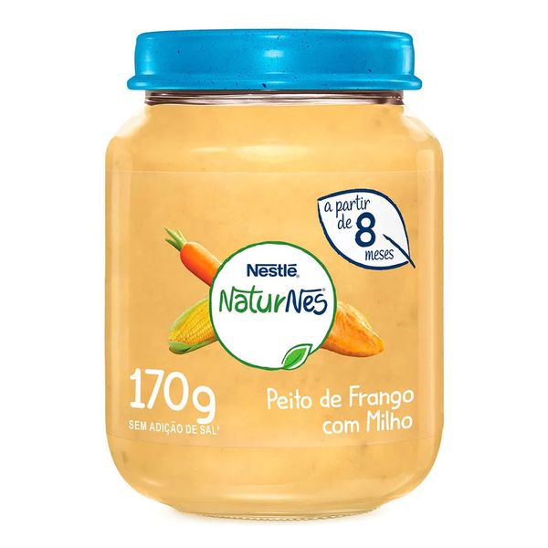 Papinha Nestlé Creme de Milho com Cenoura e Peito de Frango 170g
