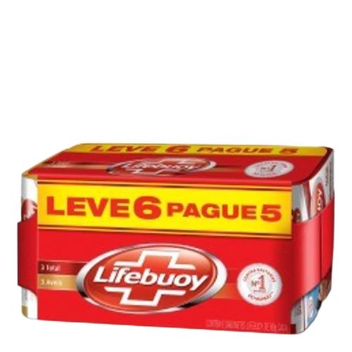 Sabonete em Barra Lifebuoy Total Aveia 90g 6 Unidades Sabonete em Barra Lifebuoy Total Aveia 90g 6 Unidades
