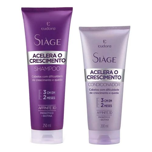 Kit-Shampoo-Eudora-Siage-Acelera-o-Crescimento-250ml---Condicionador-Eudora-Siage-Acelera-o-Crescimento-200ml