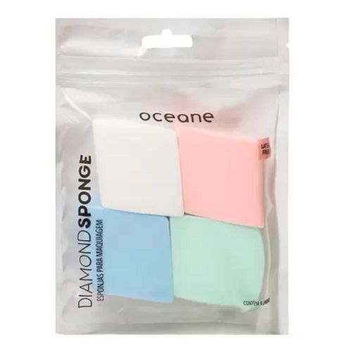 Esponja para Maquiagem Oce'ane Diamond Sponge 4 Unidades Esponja para Maquiagem Oce'ane Diamond Sponge 4 Unidades