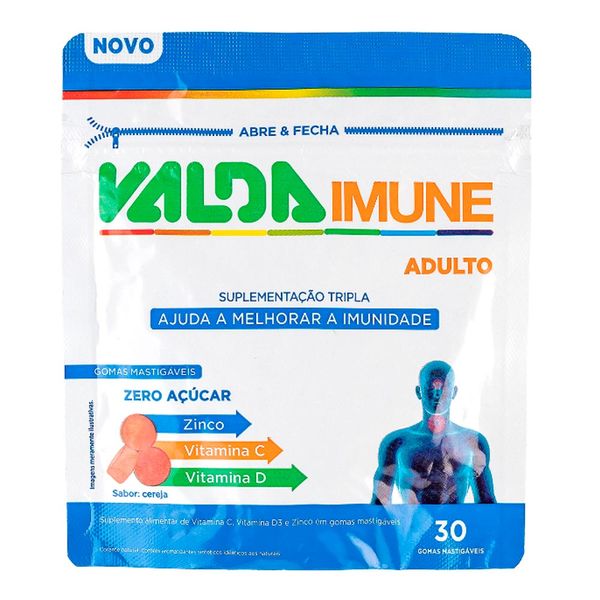 Gomas Mastigáveis Valda Imune Adulto 60g