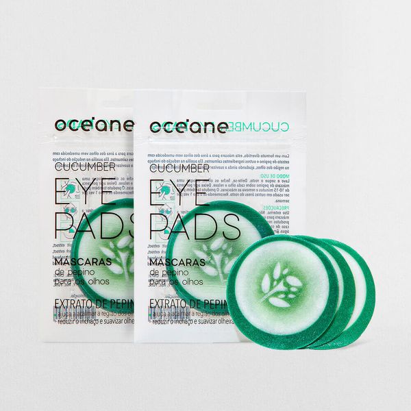 Kit Máscara Para Olhos de Pepino (2 Produtos) Océane Kit Máscara Para Olhos de Pepino (2 Produtos)