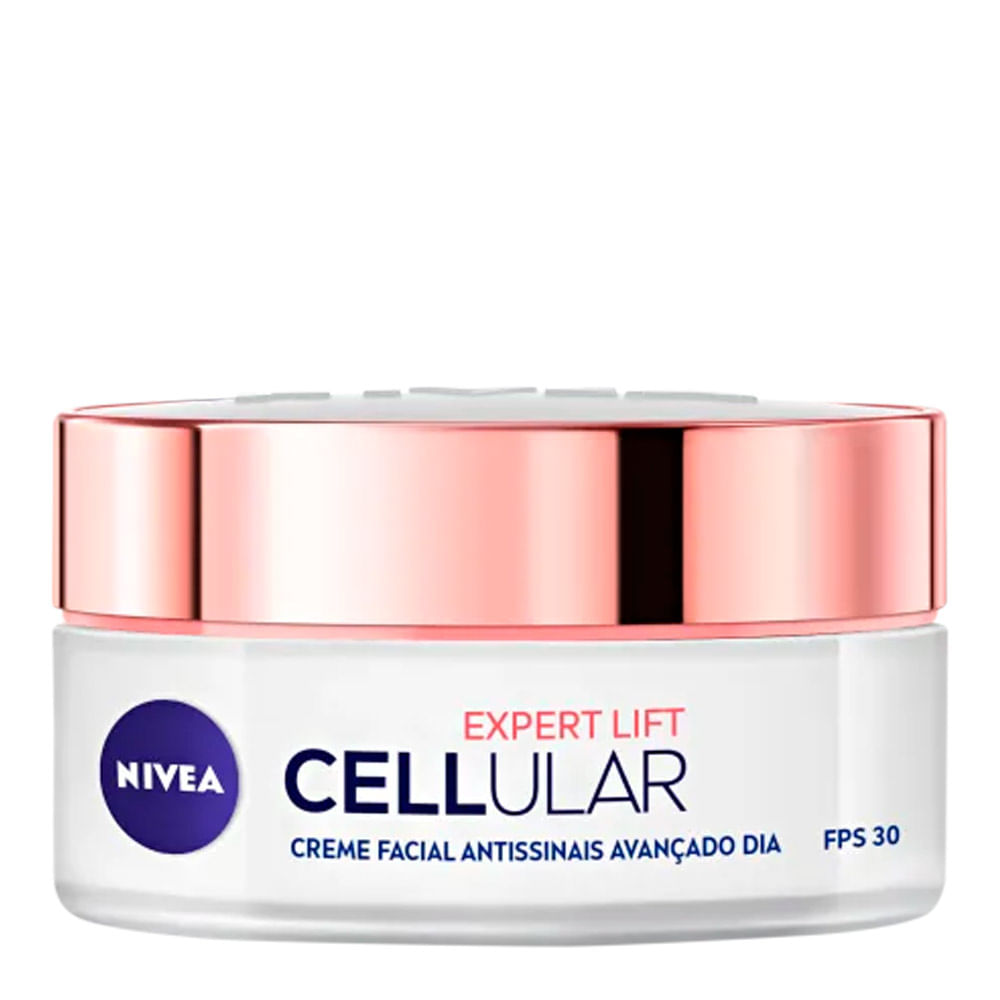 Creme Facial Antissinais Nívea Expert Lift Cellular Dia FPS30 50ml ...