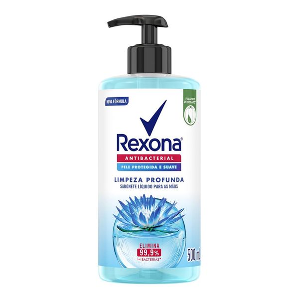 Sabonete Líquido Rexona Antibacteriano Para Mãos Limpeza Profunda 500ml