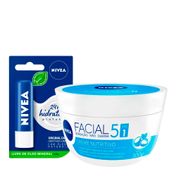 Kit-Creme-Facial-Nivea-Nutritivo-Nivea-100g---Hidratante-Labial-Nivea-Shine-Original-Care-Hidratacao-Profunda-4-8g