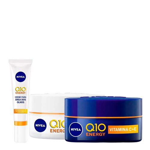 Kit-Nivea-Q10-Plus-C-Antissinais-Creme-Contorno-Dos-Olhos-15ml---Creme-Facial-Dia-FPS15-50ml---Creme-Facial-Nivea-50ml