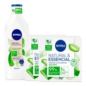 Kit-Nivea-Natural-Essencial-Aloe-Vera-Locao-Hidratante-200ml--Sabonete-em-Barra-90g-2-Unidades