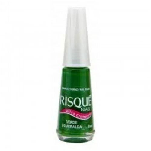 Esmalte Risqué Cremoso Verde Esmeralda 8ml