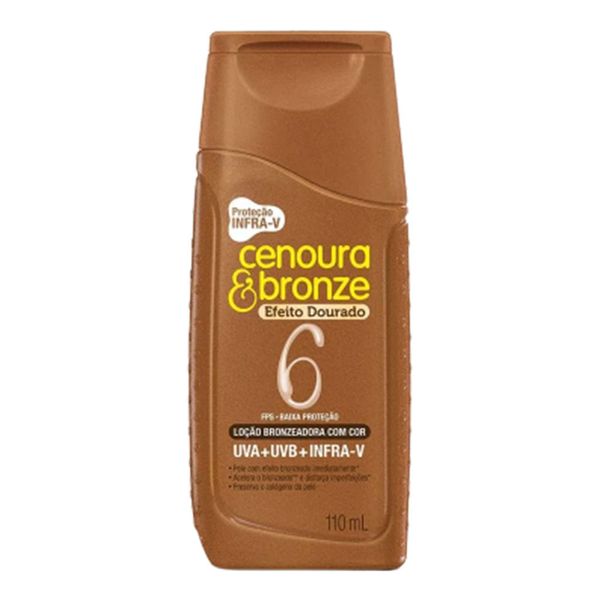 Bronzeador Cenoura & Bronze FPS6 Cor 110ml