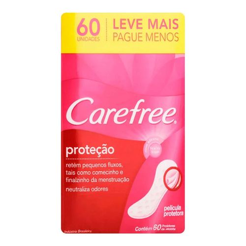 Protetor Diário Carefree Original 60 Unidades Protetor Diário Carefree Original 60 Unidades