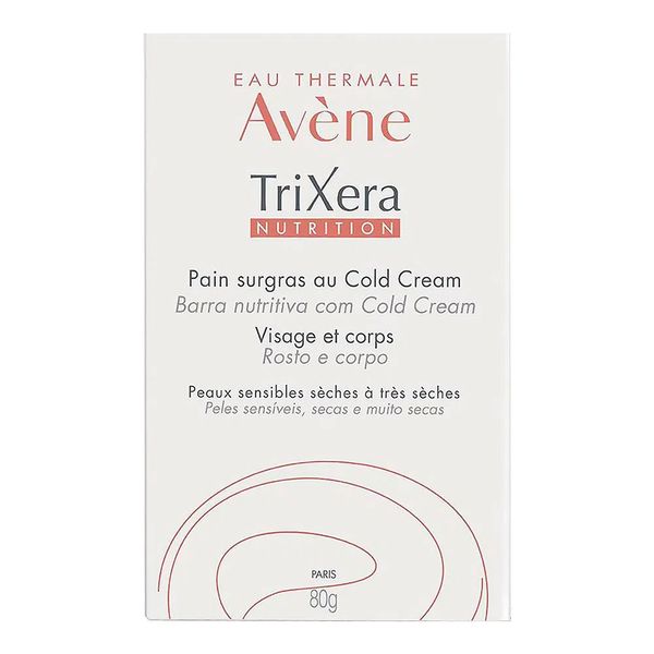 Sabonete em Barra Avene Trixera Nutrition Rosto e Corpo 80g
