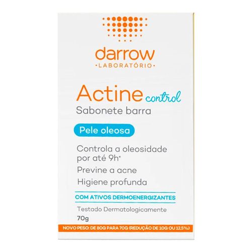 Sabonete Em Barra Darrow Actine Control Peles Mistas A Oleosas 70G