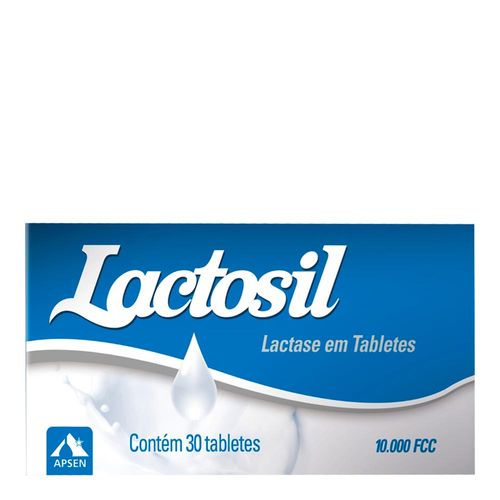 Lactosil 10000 Fcc Alu Adulto Apsen 30 Tabletes Dispersíveis