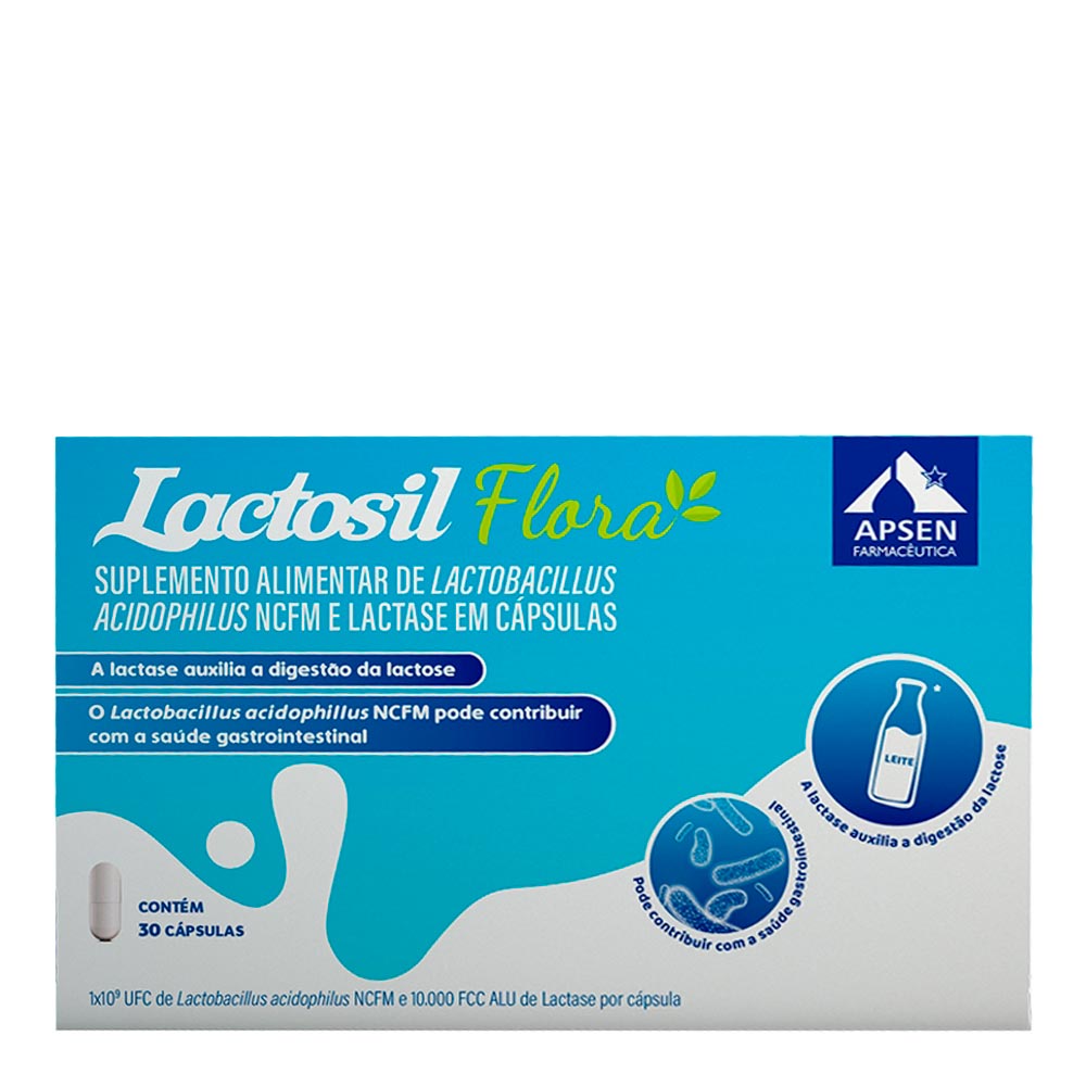 Lactosil Flora 30 cápsulas – Apsen