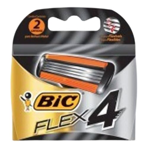 Refil para Aparelho de Barbear Bic Flex 4 C/2