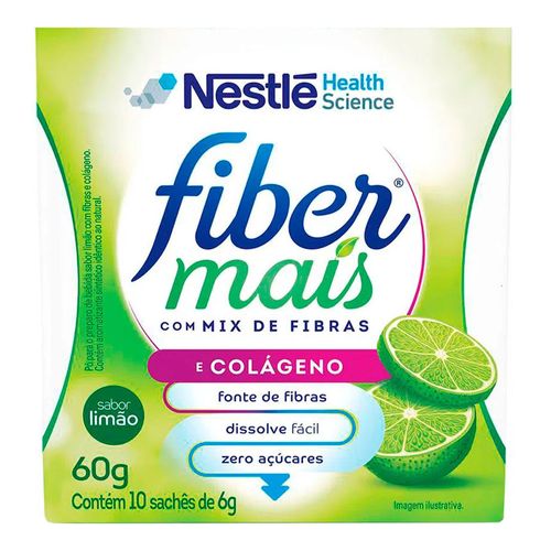 Regulador Intestinal FiberMais Colágeno Mix de Fibras Sabor Limão 60g Regulador Intestinal FiberMais Colágeno Mix de Fibras Sabor Limão 60g