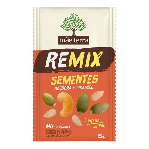 Remix Sementes Mãe Terra Abóbora + Girassol 25g Remix Sementes Mãe Terra Abóbora + Girassol 25g