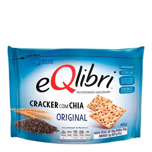 Snack Salgado Eqlibri Crackers Original 45gr Snack Salgado Eqlibri Crackers Original 45gr