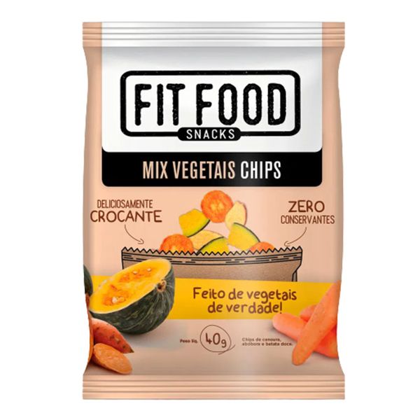 Snack Salgado Fit Food Mix de Vegetais 40g