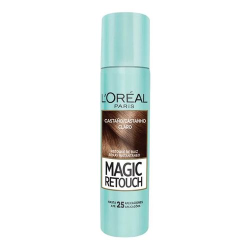 Retoque de Raiz L'Oréal Paris Spray Instantâneo Magic Retouch Castanho Claro 75ml Retoque de Raiz L'Oréal Paris Spray Instantâneo Magic Retouch Castanho Claro 75ml