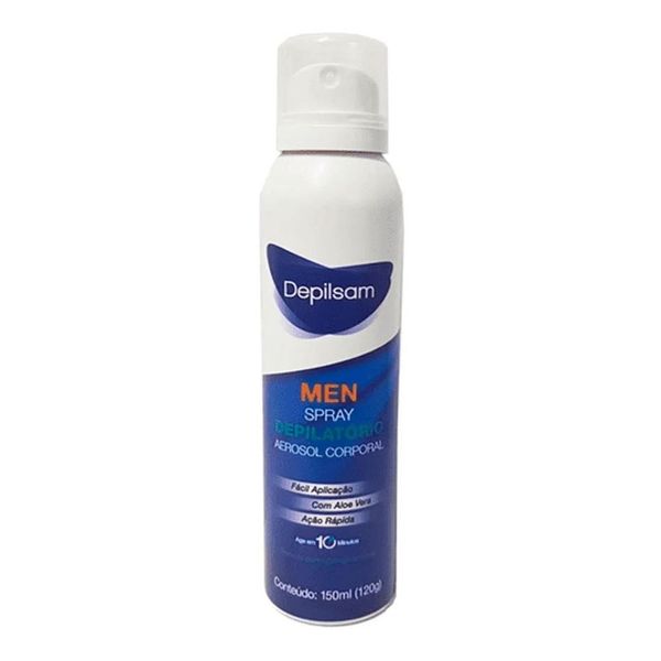 Spray Depilatório Depilsam Corporal Men Aerosol 150ml