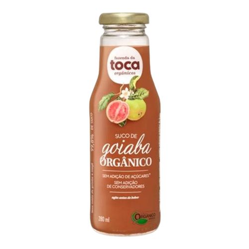 Suco de Goiaba Orgânico Integral Fazenda da Toca 280ml Suco de Goiaba Orgânico Integral Fazenda da Toca 280ml