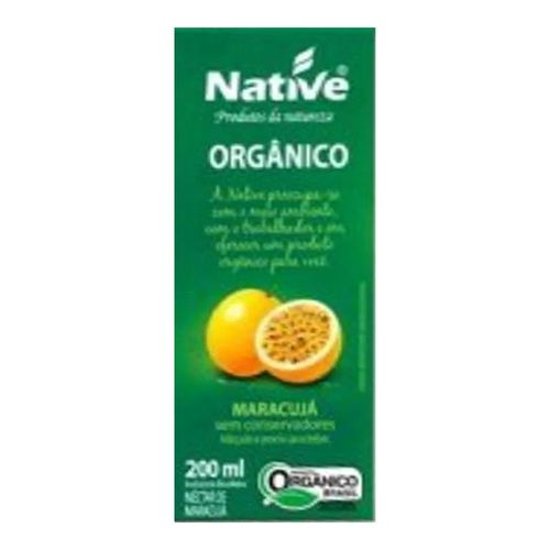 Suco de Maracujá Native Orgânico 200ml Suco de Maracujá Native Orgânico 200ml
