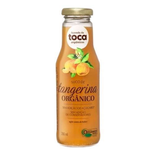 Suco de Tangerina Orgânico Integral Fazenda da Toca 280ml Suco de Tangerina Orgânico Integral Fazenda da Toca 280ml