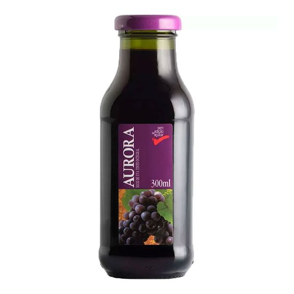 Suco de Uva Tinto Integral Aurora 300ml