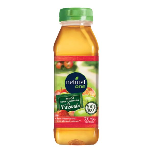 Suco Natural One Maçã Verde e Vermelha 300ml