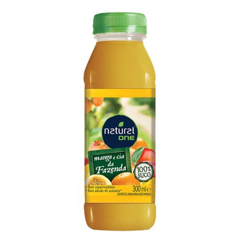 Suco Natural One Misto Laranja, Manga, Maçã e Maracujá 300ml