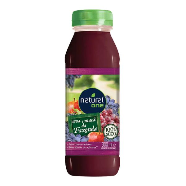 Suco Natural One Misto Uva e Maçã 300ml