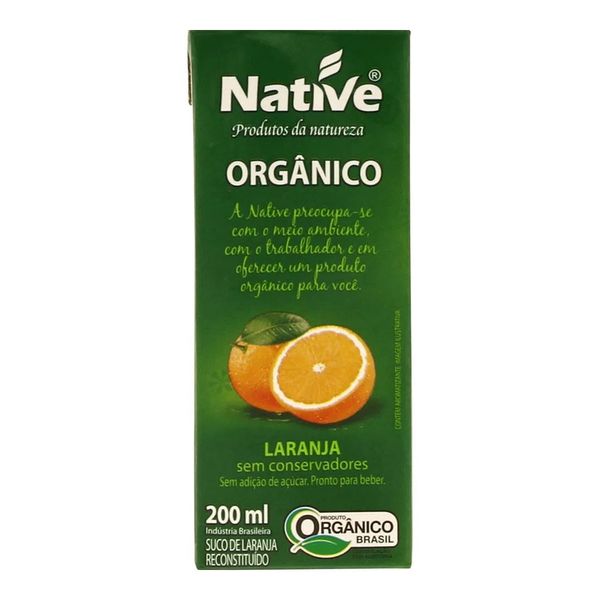 Suco Orgânico Native Laranja 200ml
