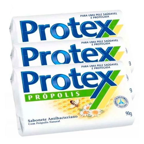 Sabonete Protex Própolis 90g C/ 3 Unidades Sabonete Protex Própolis 90g C/ 3 Unidades