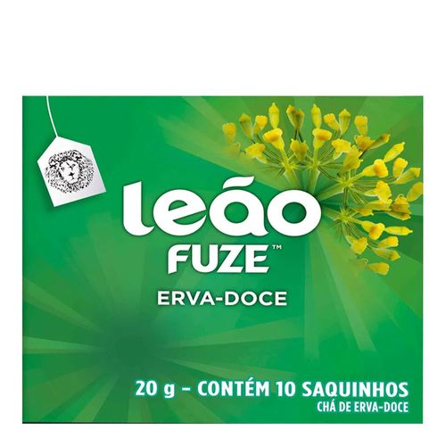 Chá Leão Fuze Erva Doce 10 Saquinhos Chá Leão Fuze Erva Doce 10 Saquinhos