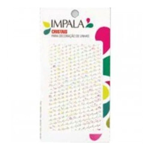 Decoração de Unhas Impala Cristais Branco Decoração de Unhas Impala Cristais Branco