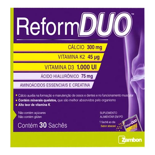 Suplemento Alimentar Em Pó Reformduo 30 Sachês Suplemento Alimentar Em Pó Reformduo 30 Sachês