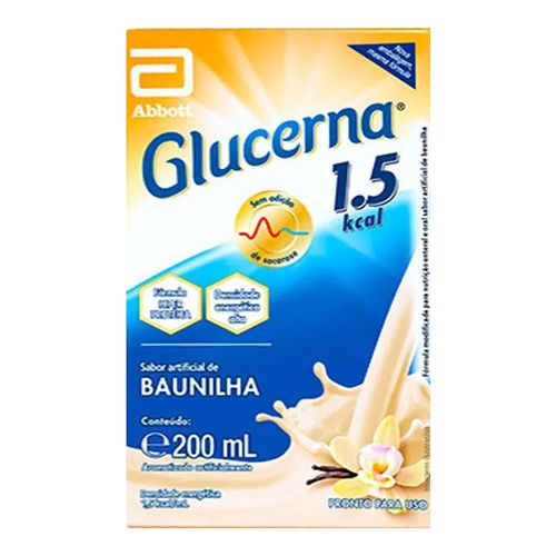 Suplemento Alimentar Glucerna 1.5 Kcal Baunilha 200ml Suplemento Alimentar Glucerna 1.5 Kcal Baunilha 200ml