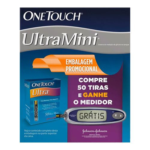 Tiras Reagentes OneTouch Ultra 50 Unidades + Aparelho Medidor OneTouch UltraMini Grátis Tiras Reagentes OneTouch Ultra 50 Unidades + Aparelho Medidor OneTouch UltraMini Grátis