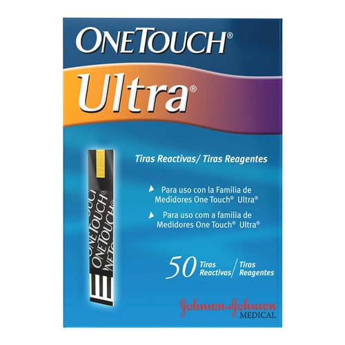 Tiras Reagentes OneTouch Ultra com 50 Unidades Tiras Reagentes OneTouch Ultra com 50 Unidades