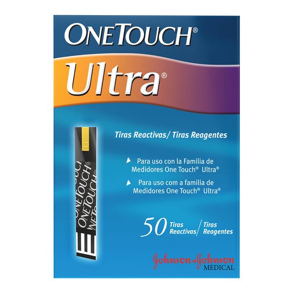 Tiras Reagentes OneTouch Ultra com 50 Unidades