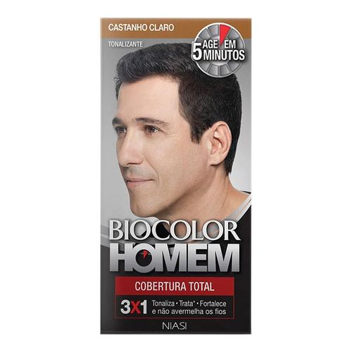 Tonalizante Biocolor Homem Castanho Claro Tonalizante Biocolor Homem Castanho Claro