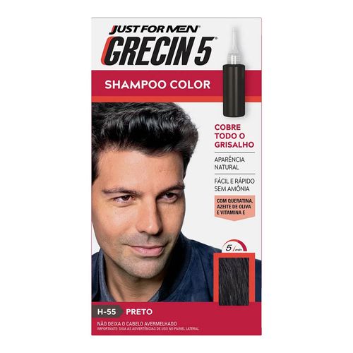 Tonalizante Shampoo Color Grecin 5 Preto Tonalizante Shampoo Color Grecin 5 Preto